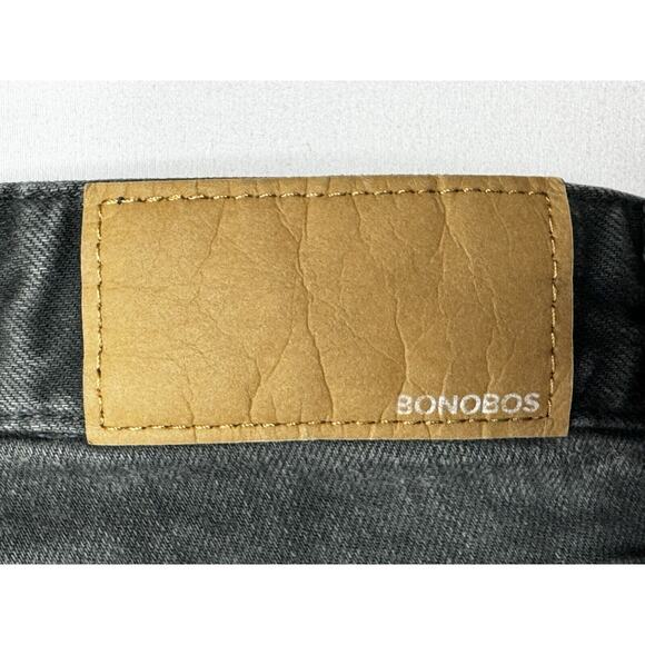 Bonobos Denim Men’s Slim Tapered Leg Raw Hem Gray Denim Jeans - Size 34x29 - Picture 5 of 8